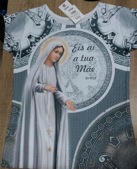 Blusa Católica Nossa Senhora De Fátima Ágape R 7990 Em Mercado Livre