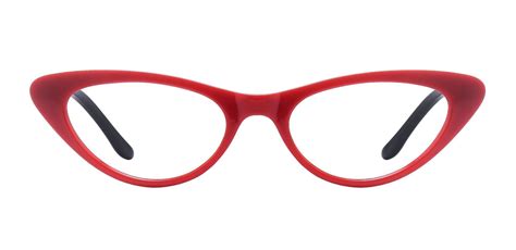 Sassy Cat Eye Prescription Glasses Red Womens Eyeglasses Payne Glasses