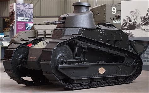 Surviving Ww1 French Char Renault Ft Tank Prototype In Bovington