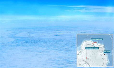 Impact Crater In Antarctic Ice Sheet Caused By House Sized Meteorite