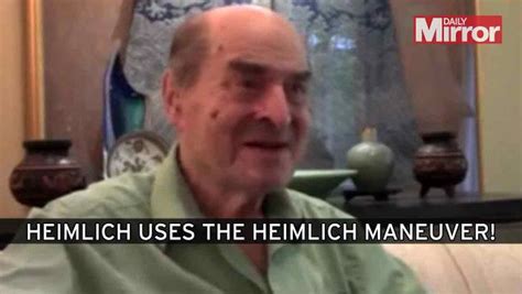 Doctor Heimlich Uses Own Manoeuvre To Save Woman Choking On Food At His