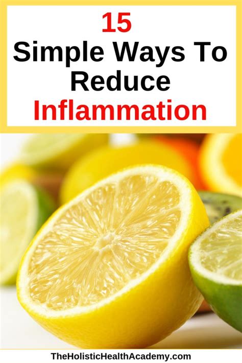 15 Simple Ways To Reduce Inflammation The Holistic Health Academy
