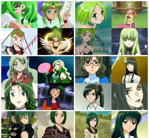 Anime Characters With Long Green Hair A Lot Of The Green Haired Anime