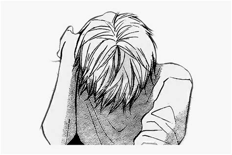 Sad Manga Boy Drawing Anime I Love You Transparent