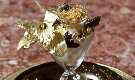 the 1 000 ice cream sundae made with 23 carat gold and the world s rarest chocolate but you