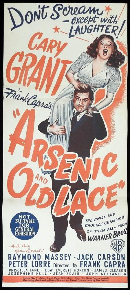 Arsenic And Old Lace Original Daybill Movie Poster Cary Grant Frank