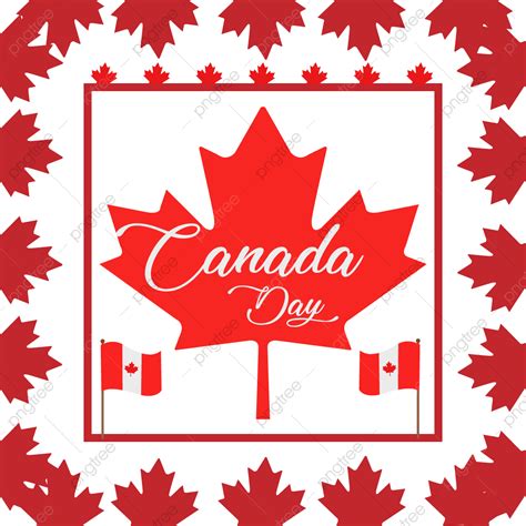 Canada Maple Leaf Vector Png Images Greeting Card Design For Canada