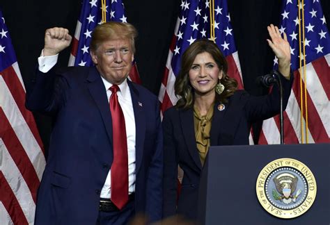 gov noem using trump s election fight to raise campaign funds