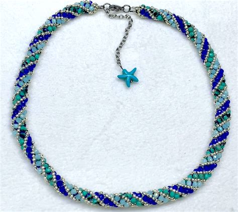 Russian Spiral Beaded Rope Necklace Tutorial