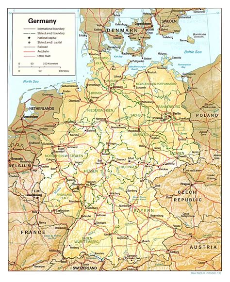 Large Detailed Map Of Germany Rezfoods Resep Masakan Indonesia