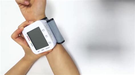 Digital Automatic Wrist Blood Pressure Monitor Youtube