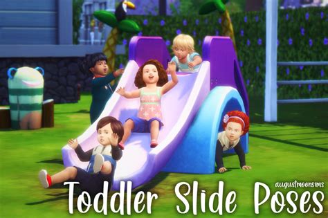 Toddler Slide Poses Augustmoonsims 6 Poses You Can Simsimsimsims