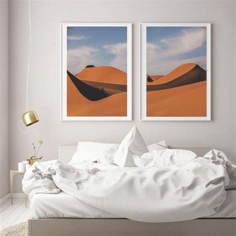 Desert Printable Pastel Desert Wall Art Set Of 2 Prints Etsy