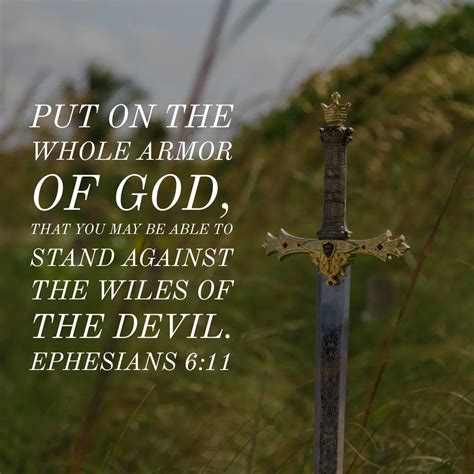 Ephesians 611 Armor Of God Encouraging Bible Verses