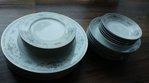 Fine Porcelain China Diane Japan Collection Of Dinnerware Used In