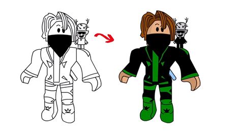 How To Draw Roblox Characters Boy