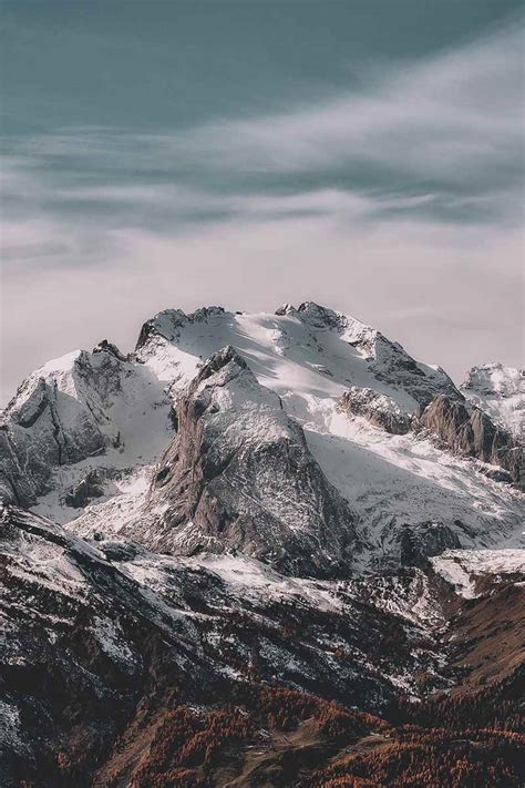 白云雪山超唯美风景锁屏壁纸 手机壁纸下载 云猫壁纸网