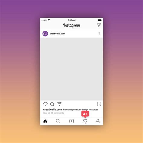 Instagram Feed Mockup 2020 Download Free Psd Template Creative Lib