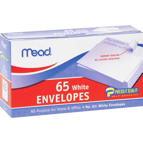 Mead 75028 Mead Plain Business Size Envelopes Mea75028 Mea 75028