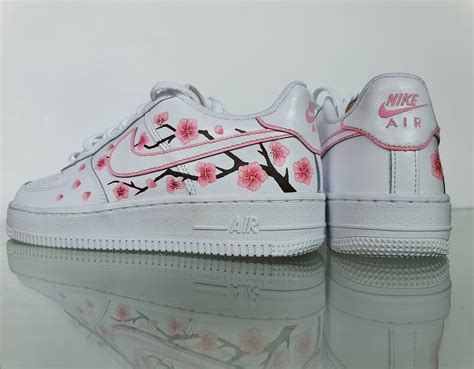 Cherry Blossom Custom Painted Af1s 🌸🌸 Rsneakers