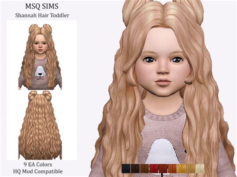 Shannah Hair Toddler The Sims Resource Sims 4 Hairs