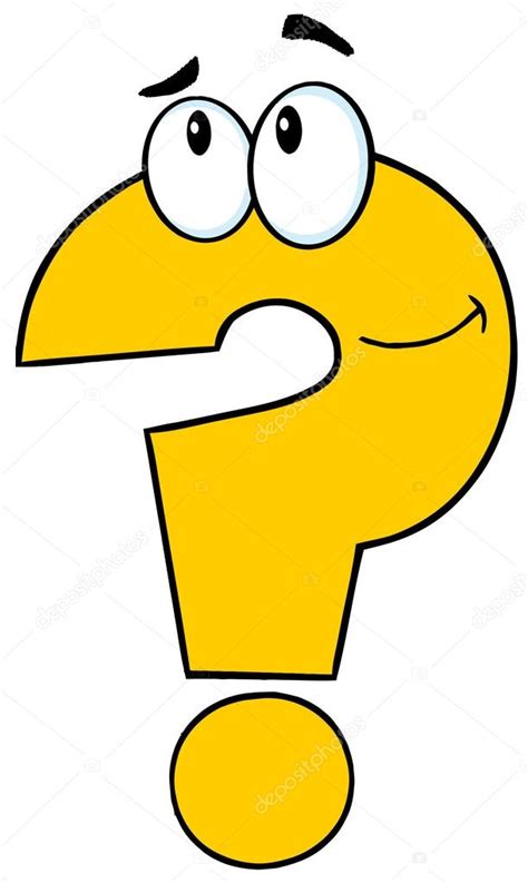 Yellow Question Mark Character — Stock Photo © Hittoon 12492317