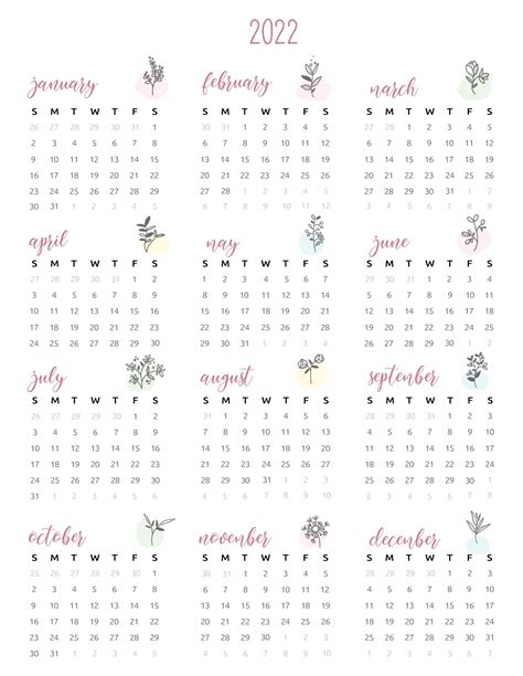 Free Printable Bullet Journal 2024 Calendar 2024 Calendar Printable