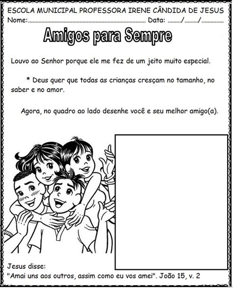 Blog Educacional Profª Jezaine Ensino Religioso 1º e 2º Ano