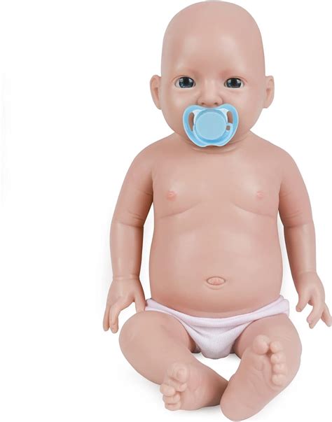 IVITA Inch Platinum Full Silicone Baby Doll Babe Not Vinyl Material Dolls Real Baby Dolls Soft