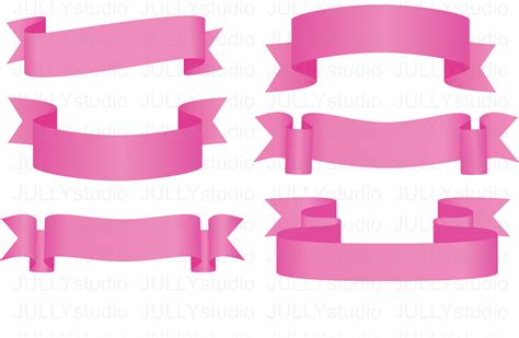 Pink Ribbon Banner Clipart Clip Art Library