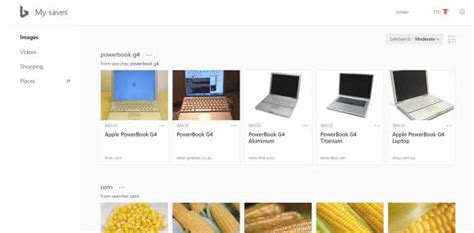 Bing Now Lets You Save Images Videos And Products Across