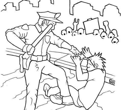 Occupy Wall Street Sympathizer Creates Police Brutality Coloring Book