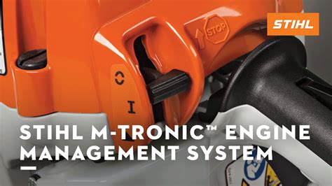 Stihl M Tronic™ Engine Management System Stihl Technology Youtube