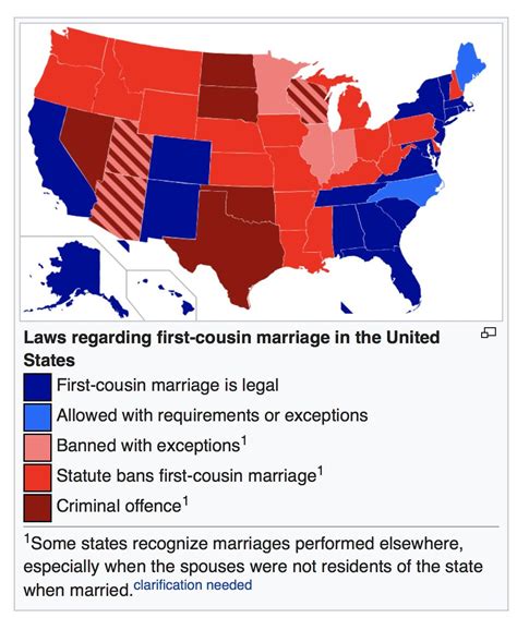 these are the states where it s legal to marry your cousin r interestingasfuck