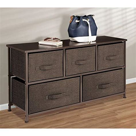 Update your bedroom with extra storage space and style with colonial dresser and mirror. mDesign Extra Wide Dresser Storage Tower - Sturdy Steel ...