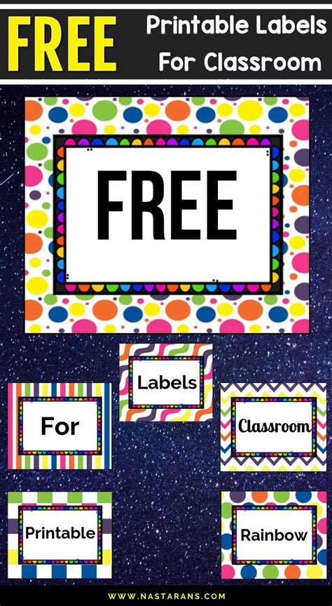 Free Printable And Editable Labels For Classroom Preschool Classroom