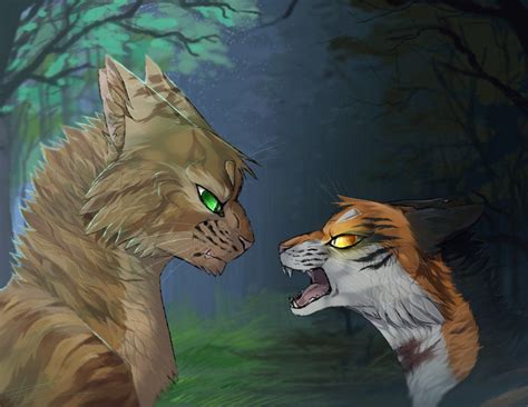 Crookedstar And Mapleshade By Lunarkisa Warrior Drawing Warrior Cats