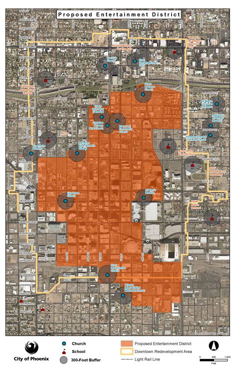 City Of Phoenix Creates Entertainment District In Downtown Phoenix