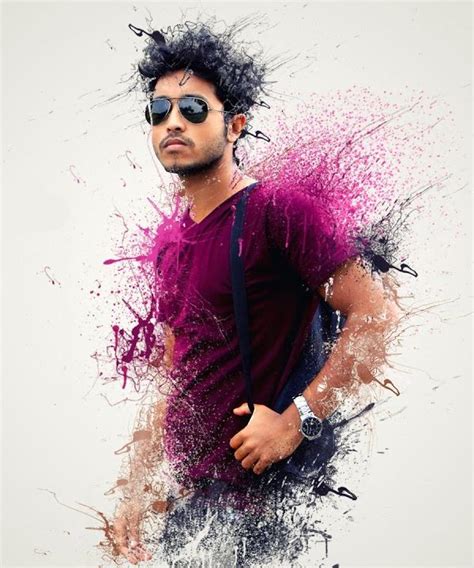 How To Create Splatter Dispersion Photo Manipulation In Photoshop