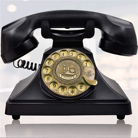 Irisvo Rotary Dial Telephone Retro Old Fashioned Landline