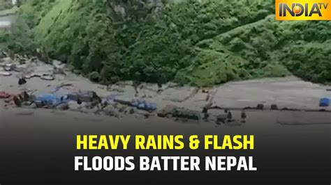 16 Dead 22 Missing In A Week As Incessant Rains And Flash Floods Wreak Havoc In Nepal Youtube