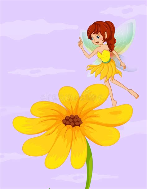 Sunflower Fairy Stock Vector Illustration Of Season 18521289