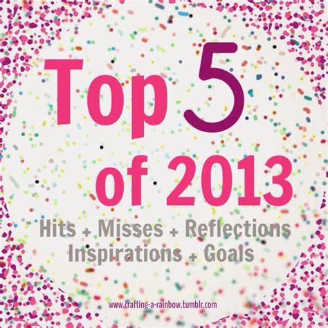Top Five Of 2013