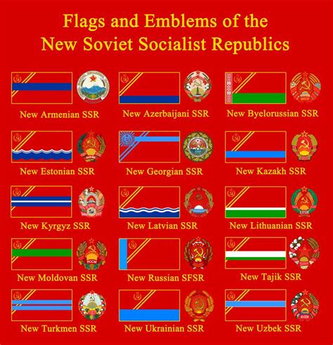 Flags And Emblems Of The New Ssrs Soviet Union Flag Flag Communist