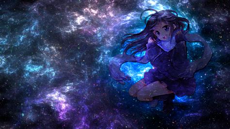 Anime Galaxy Girl Wallpapers Top Free Anime Galaxy Girl Backgrounds