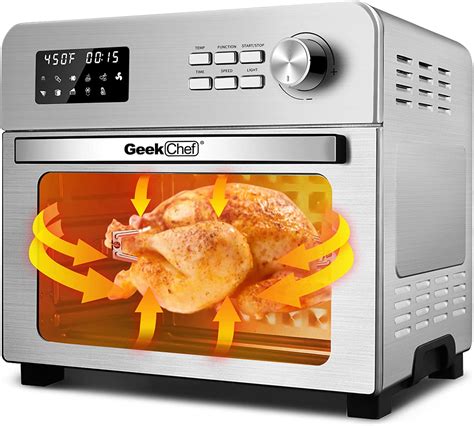Geek Chef Air Fryer Reviews 7 In 1 Toaster Oven 6 Slice 24qt