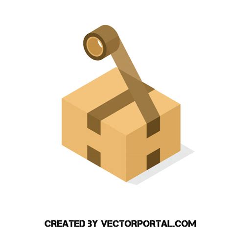Packing A Cardboard Box Imageai Royalty Free Stock Svg Vector