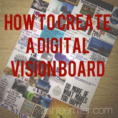 Vision Board How To Create A Digital Vision Board My Message