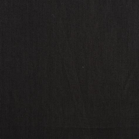 Linen Shirting Black Bloomsbury Square Dressmaking Fabric