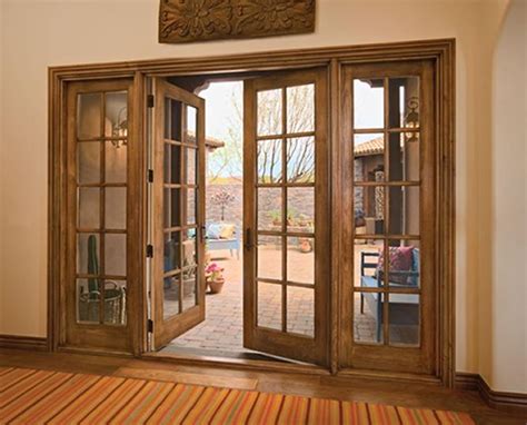 Exterior Wood French Doors To Bring In The Outside